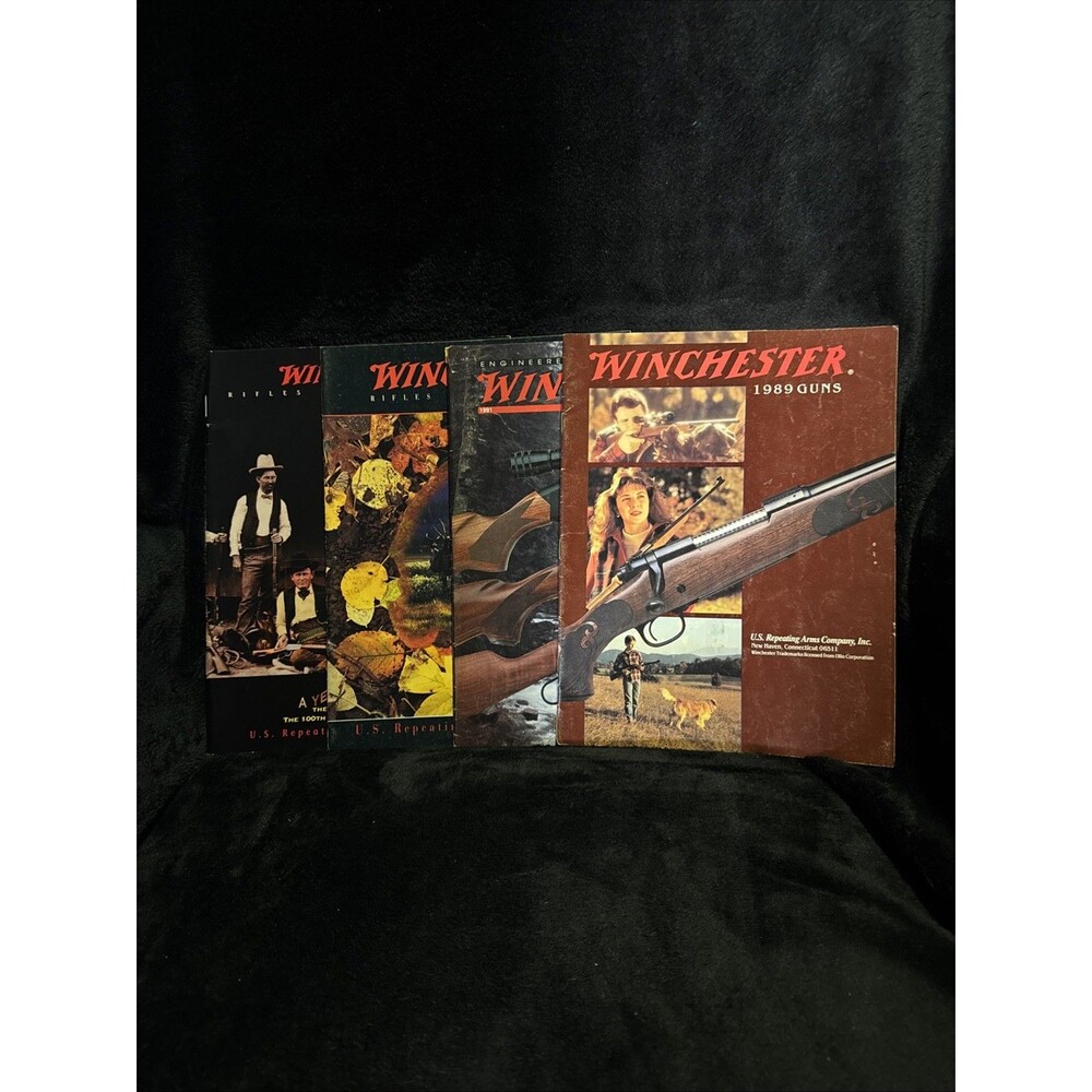 Vintage Winchester  Rifles And Shotguns 1989 1991 1993 1994 Catalog Magazines